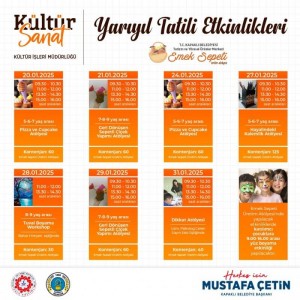 Çocuklar Yarıyıl Tatili Etkinliklerimizle Doyasıya Eğlenecek